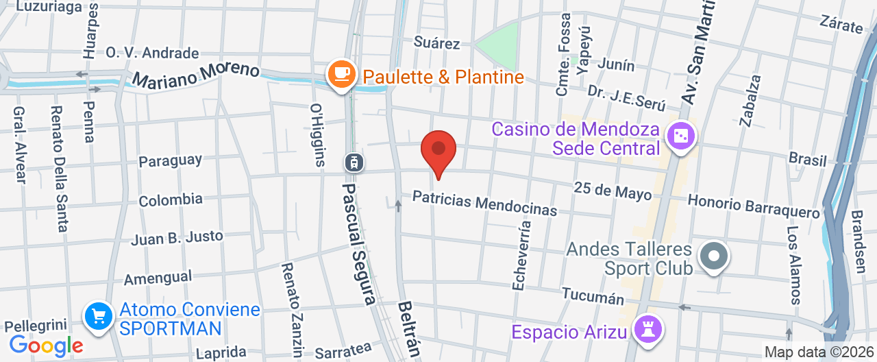 Mapa de la ubicación