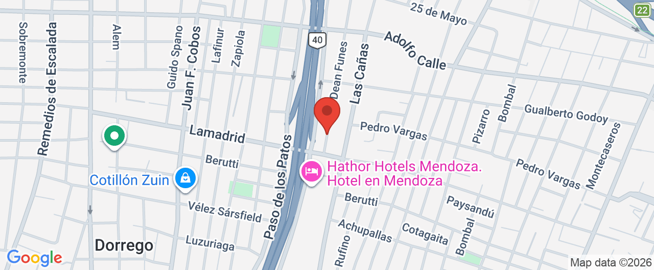 Mapa de la ubicación