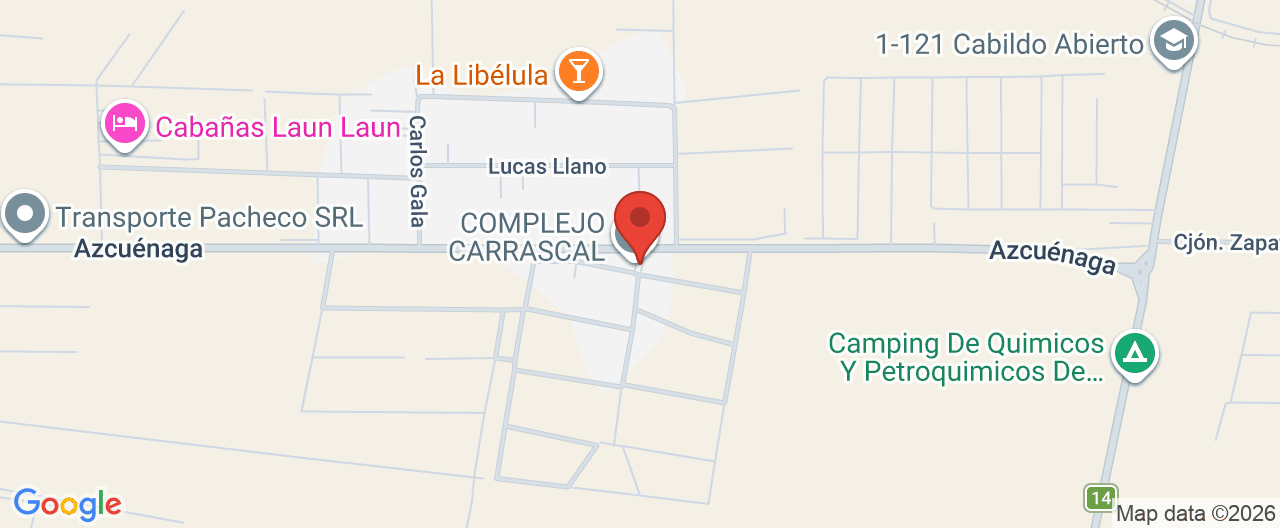 Mapa de la ubicación