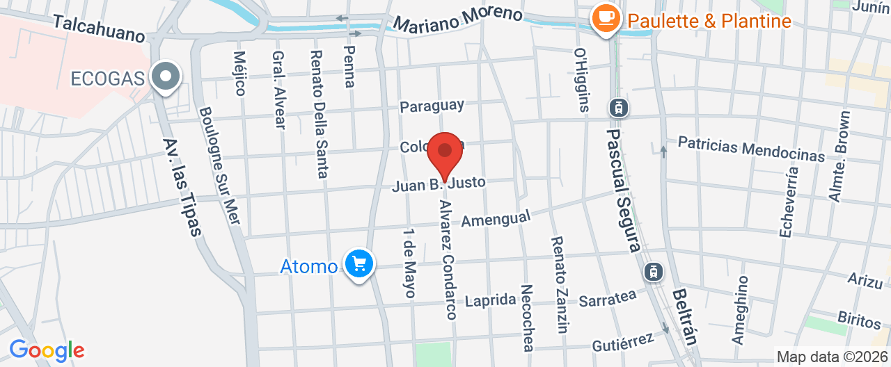 Mapa de la ubicación