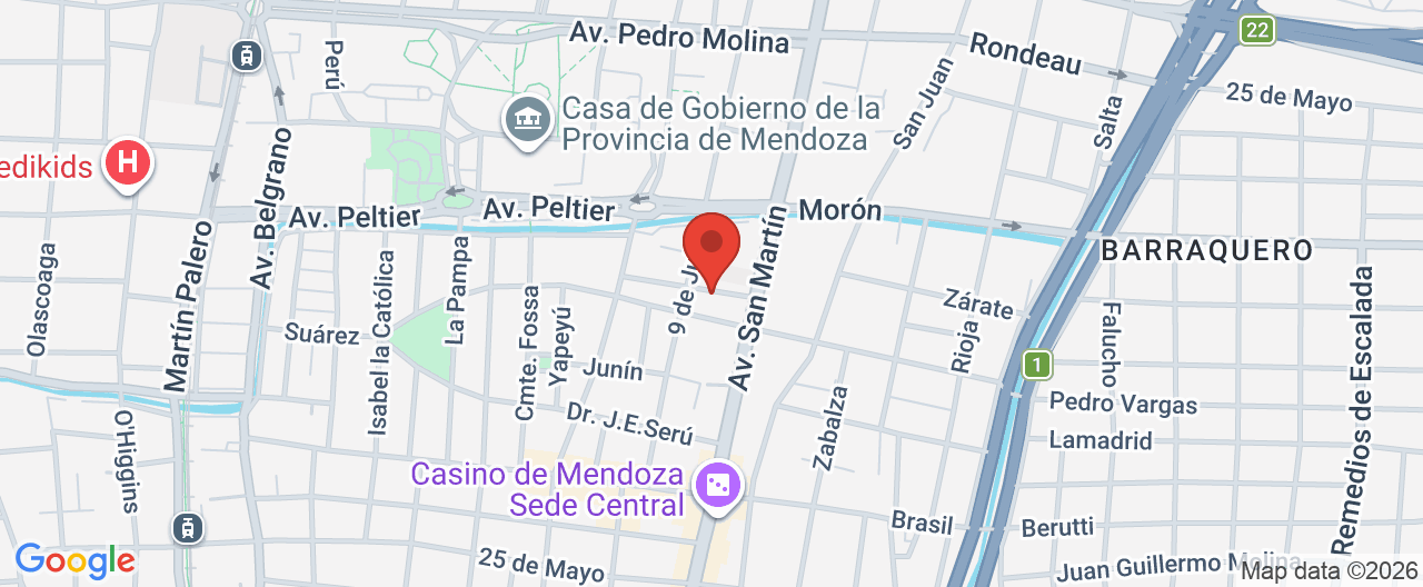 Mapa de la ubicación