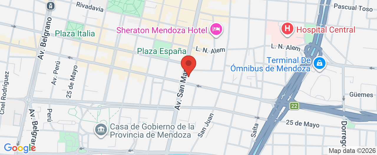 Mapa de la ubicación