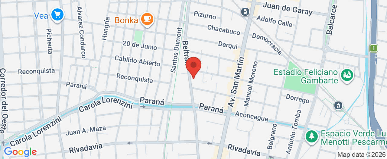 Mapa de la ubicación