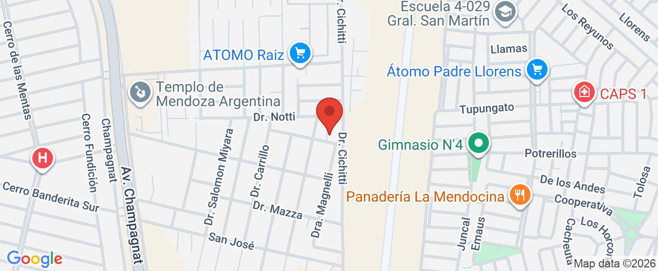 Mapa de la ubicación