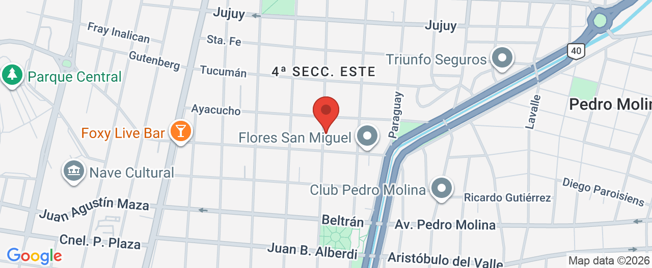 Mapa de la ubicación