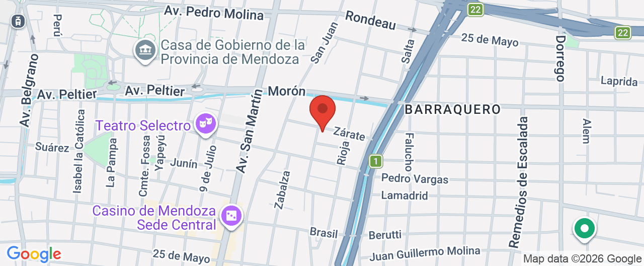 Mapa de la ubicación