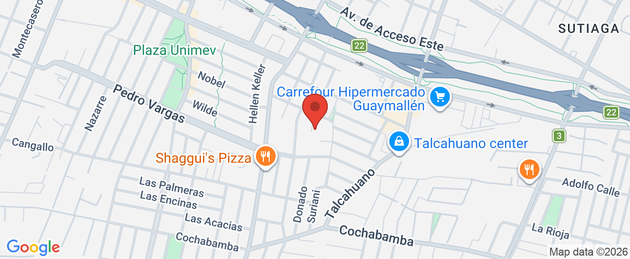 Mapa de la ubicación