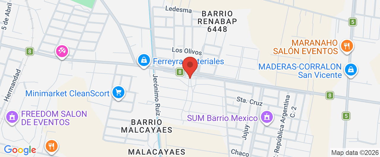 Mapa de la ubicación