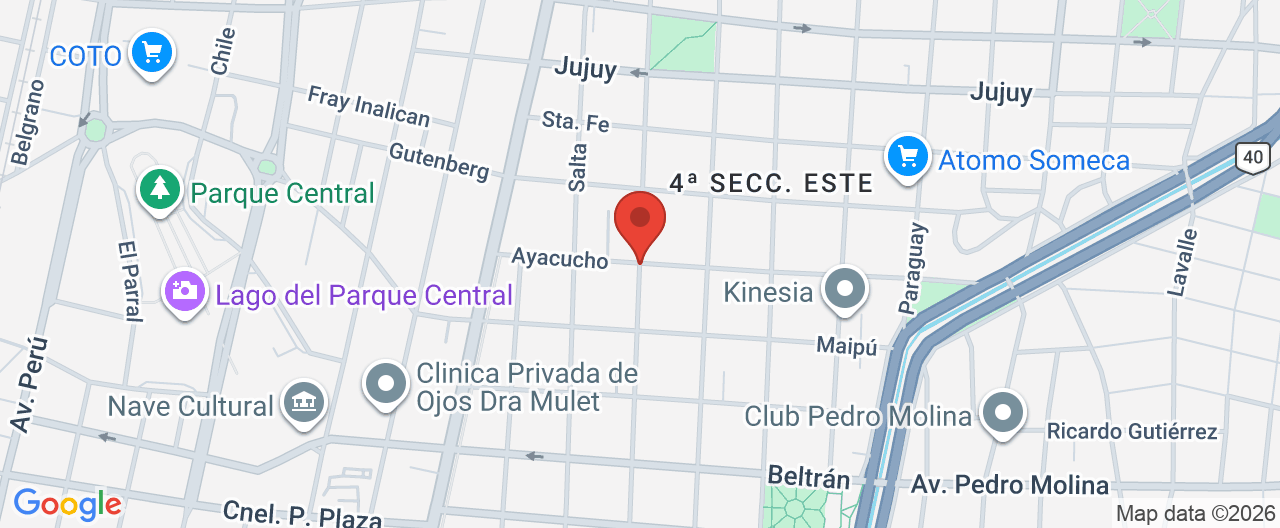 Mapa de la ubicación