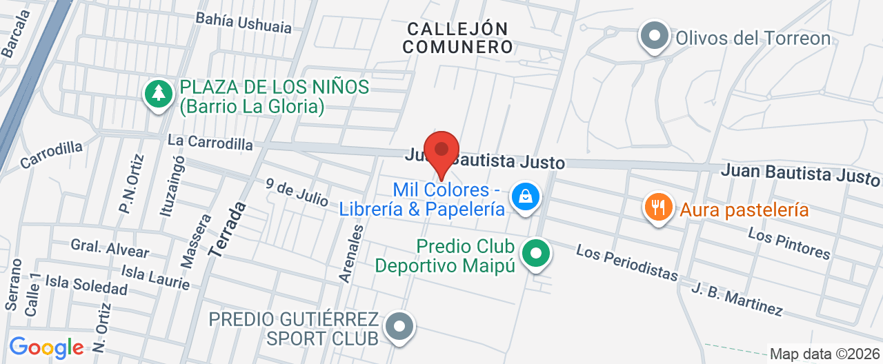 Mapa de la ubicación