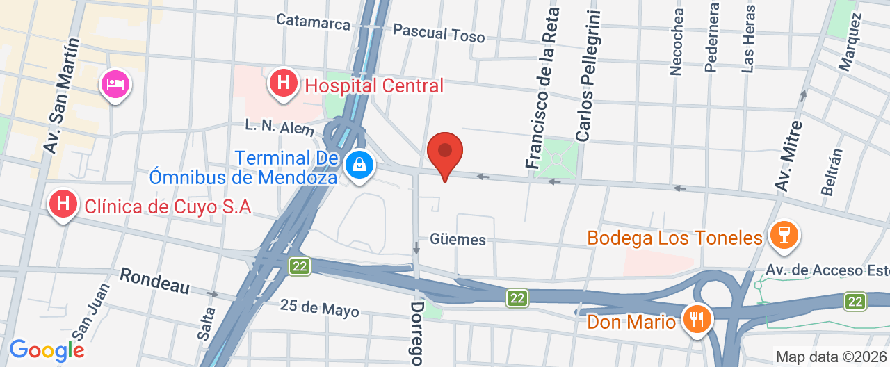 Mapa de la ubicación
