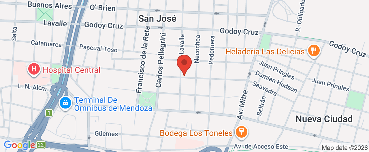 Mapa de la ubicación