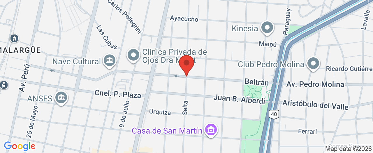 Mapa de la ubicación