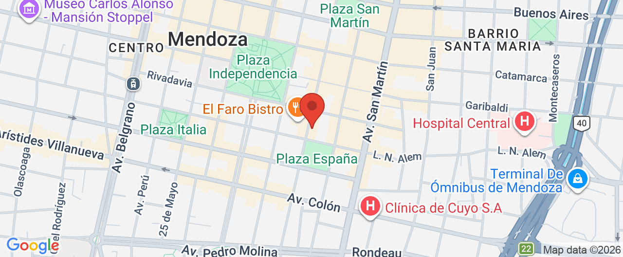 Mapa de la ubicación