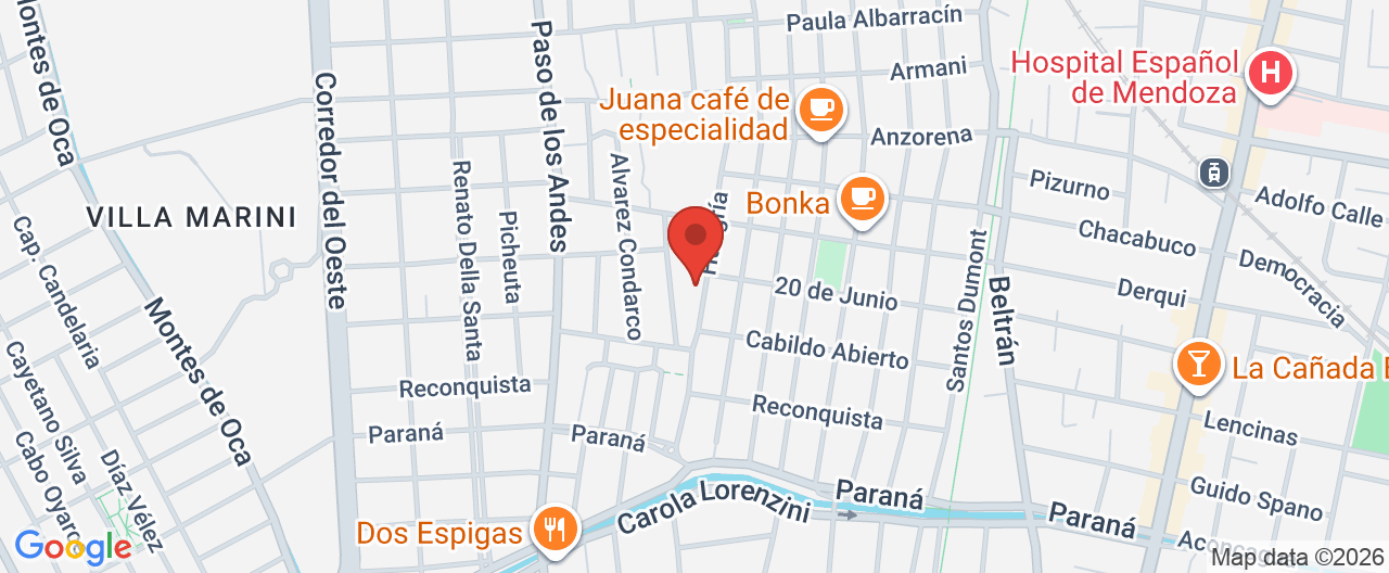 Mapa de la ubicación