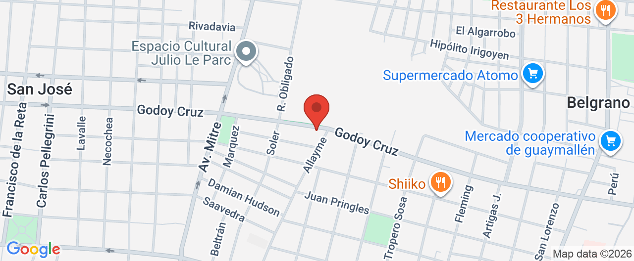 Mapa de la ubicación