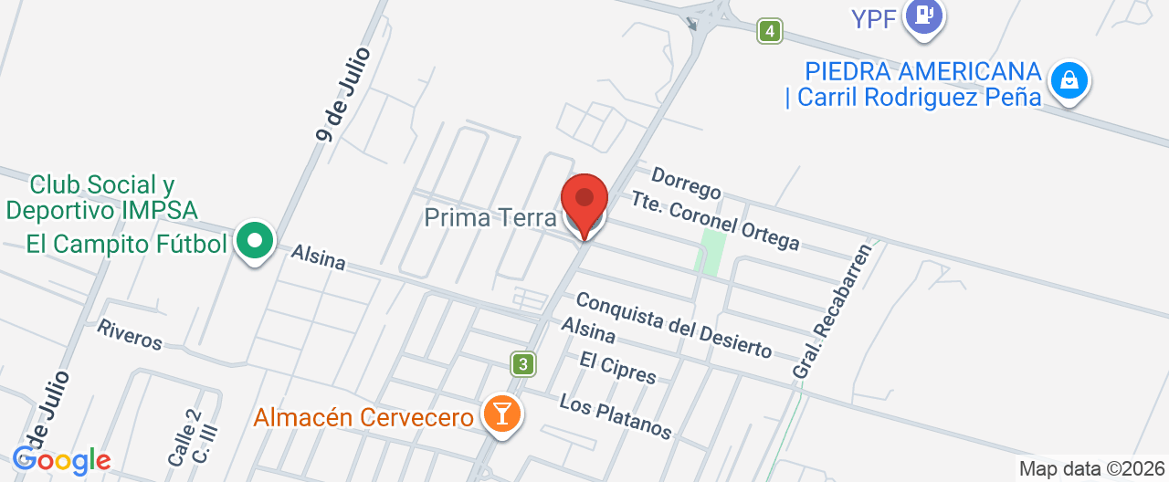 Mapa de la ubicación