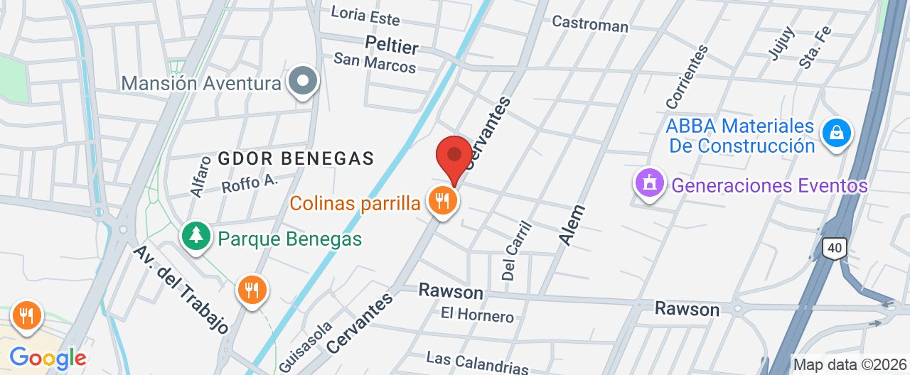 Mapa de la ubicación