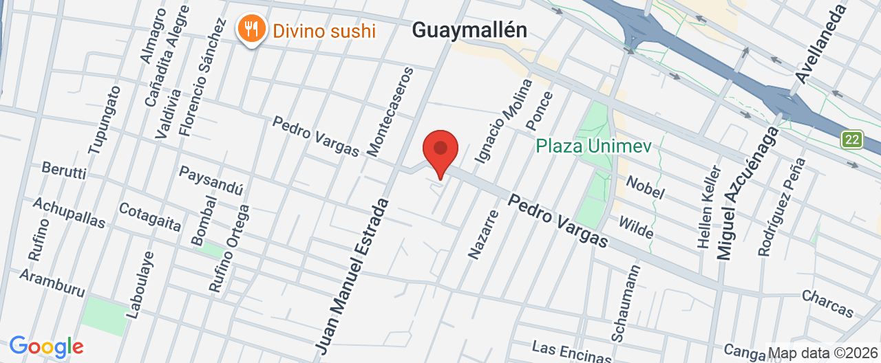 Mapa de la ubicación