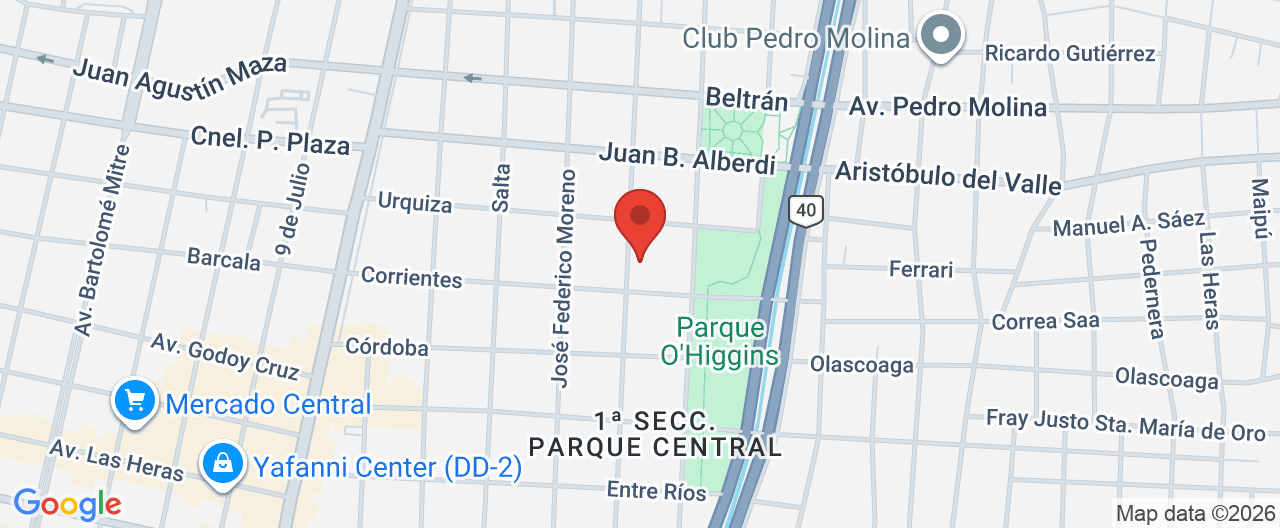 Mapa de la ubicación