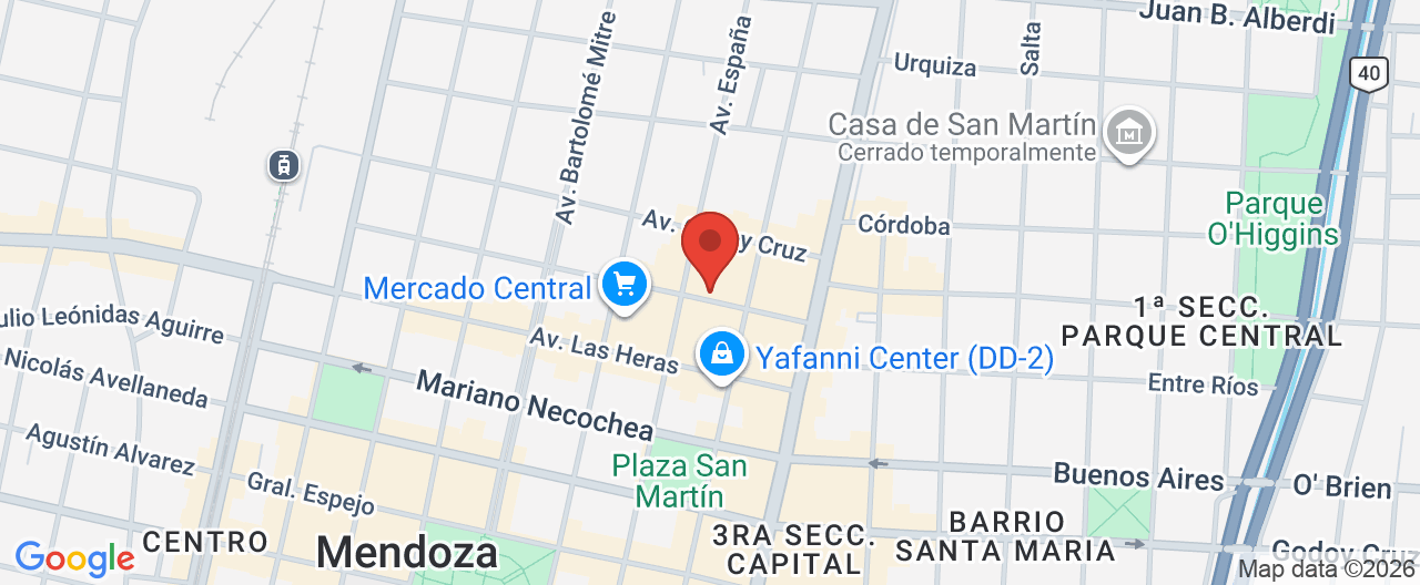 Mapa de la ubicación