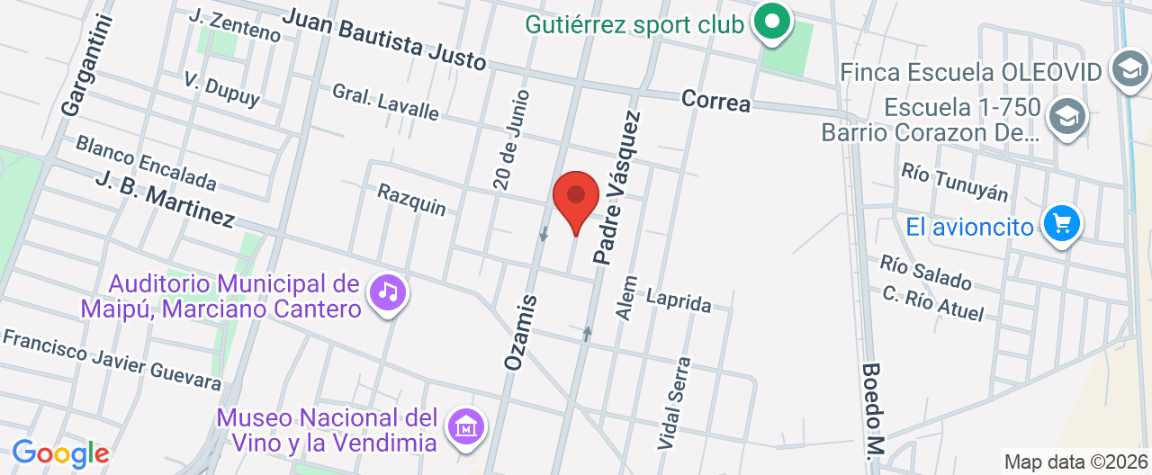 Mapa de la ubicación