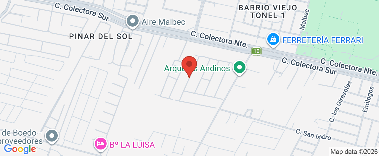 Mapa de la ubicación