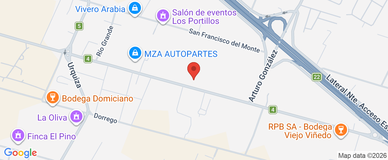 Mapa de la ubicación
