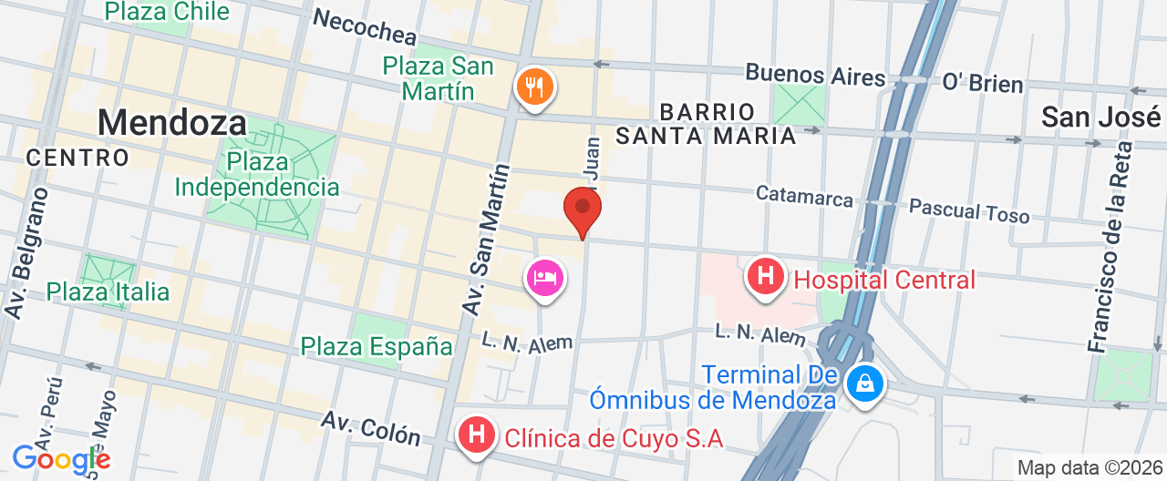 Mapa de la ubicación
