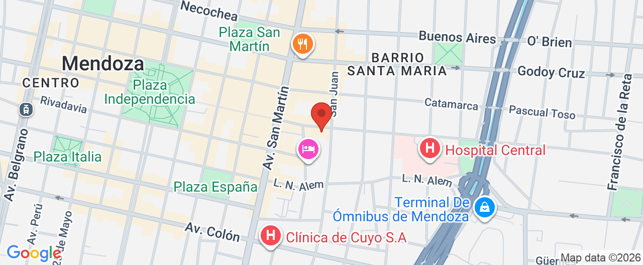 Mapa de la ubicación