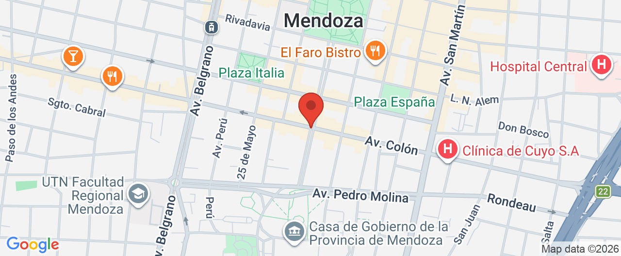 Mapa de la ubicación