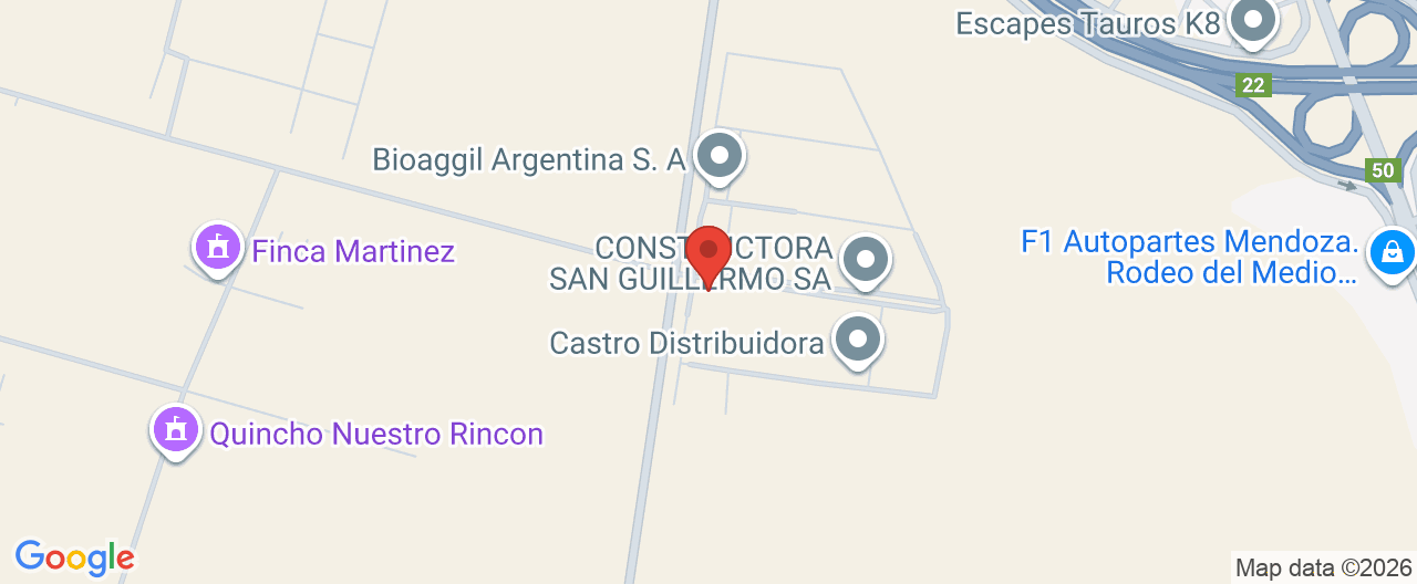 Mapa de la ubicación
