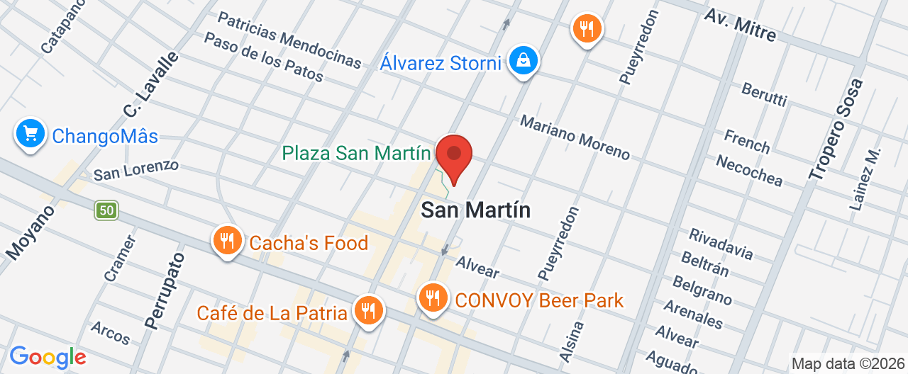 Mapa de la ubicación