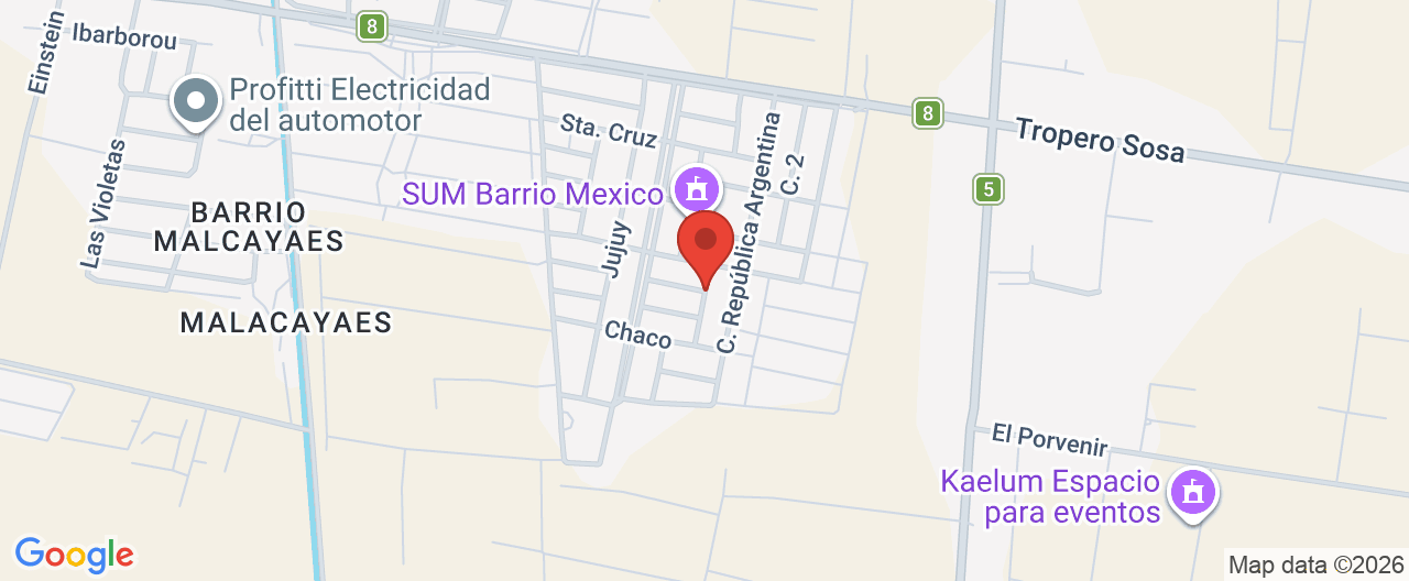 Mapa de la ubicación