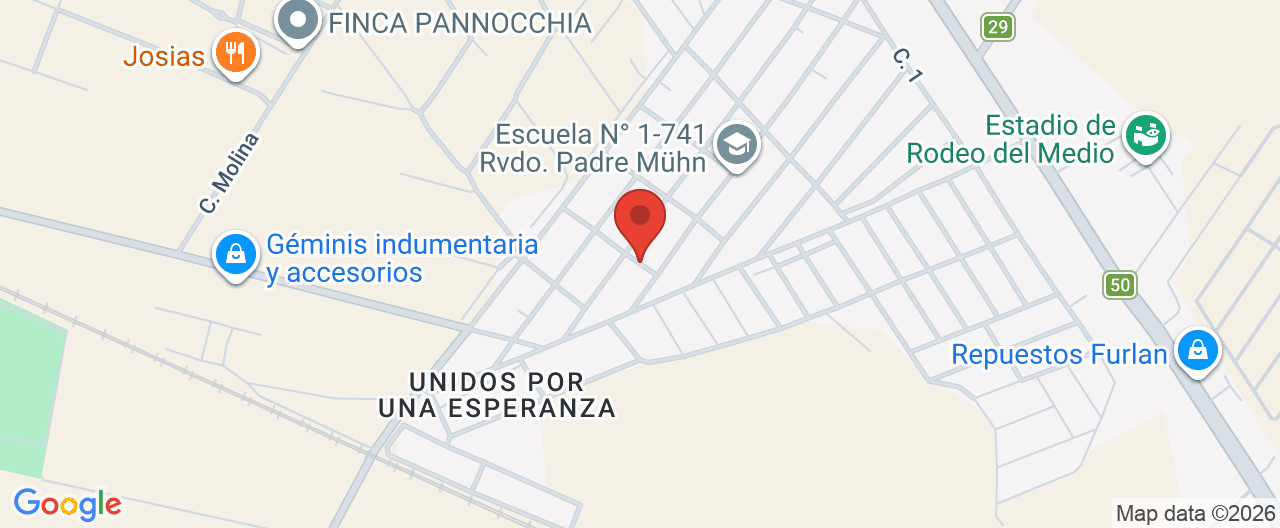 Mapa de la ubicación