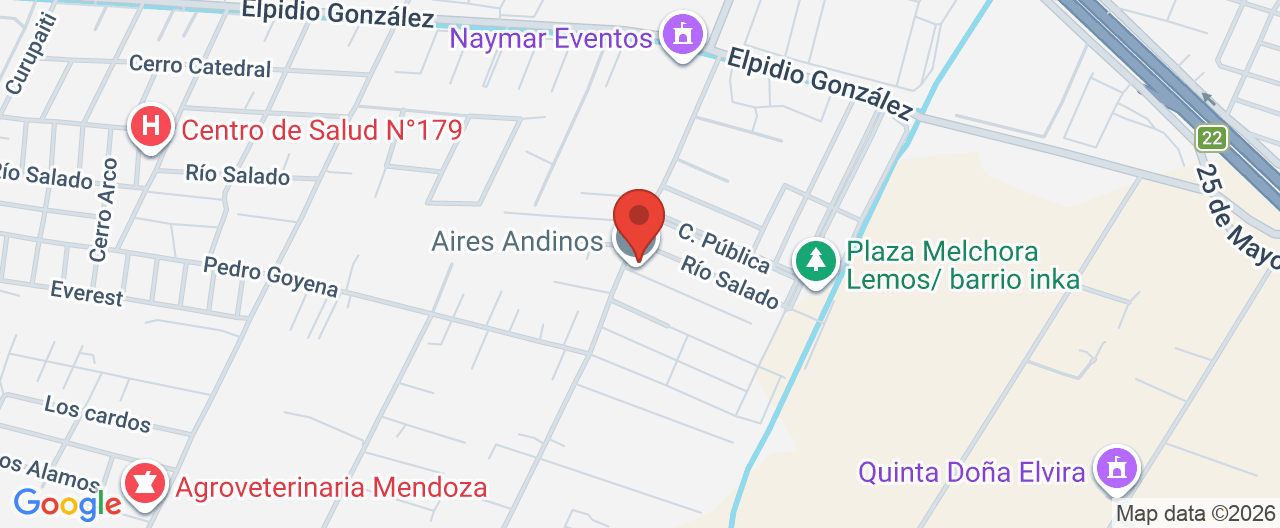 Mapa de la ubicación