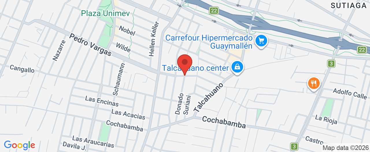 Mapa de la ubicación