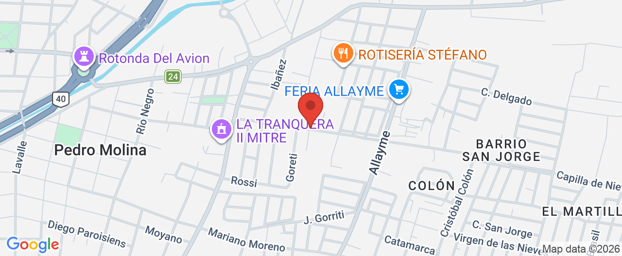 Mapa de la ubicación