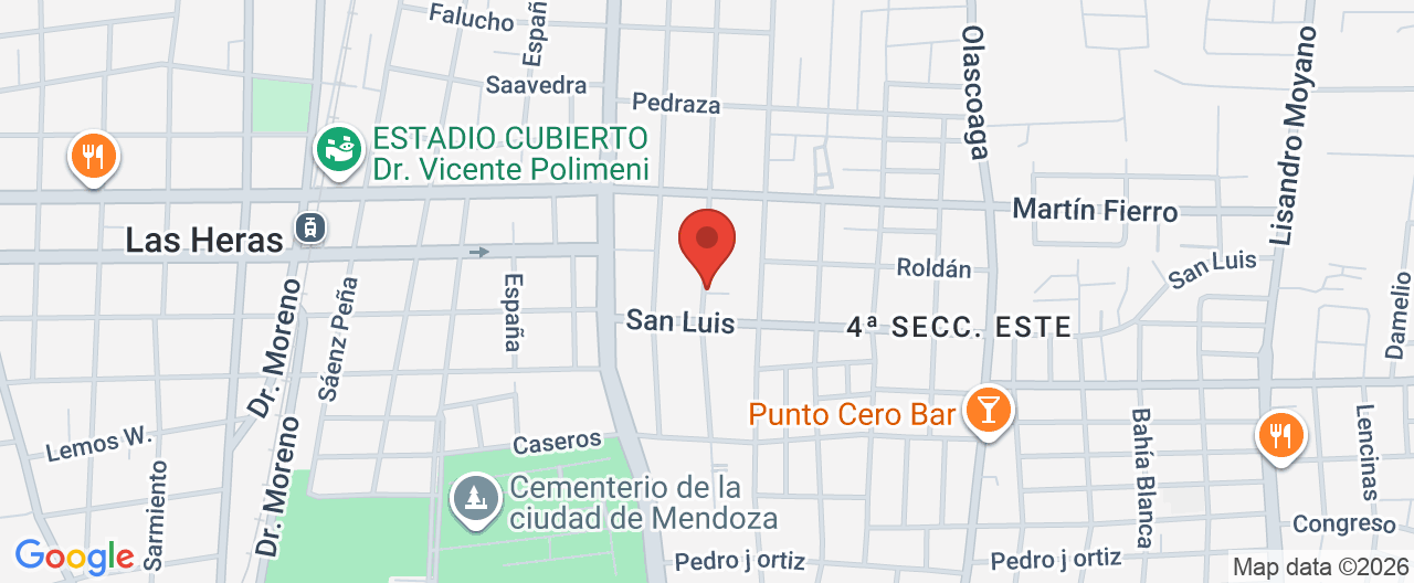 Mapa de la ubicación