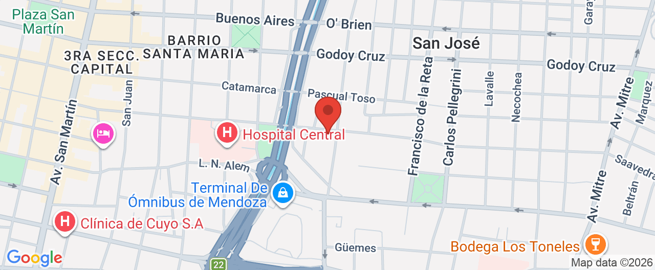 Mapa de la ubicación