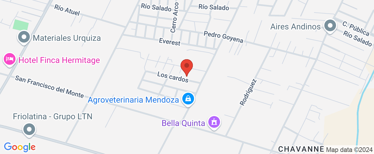Mapa de la ubicación