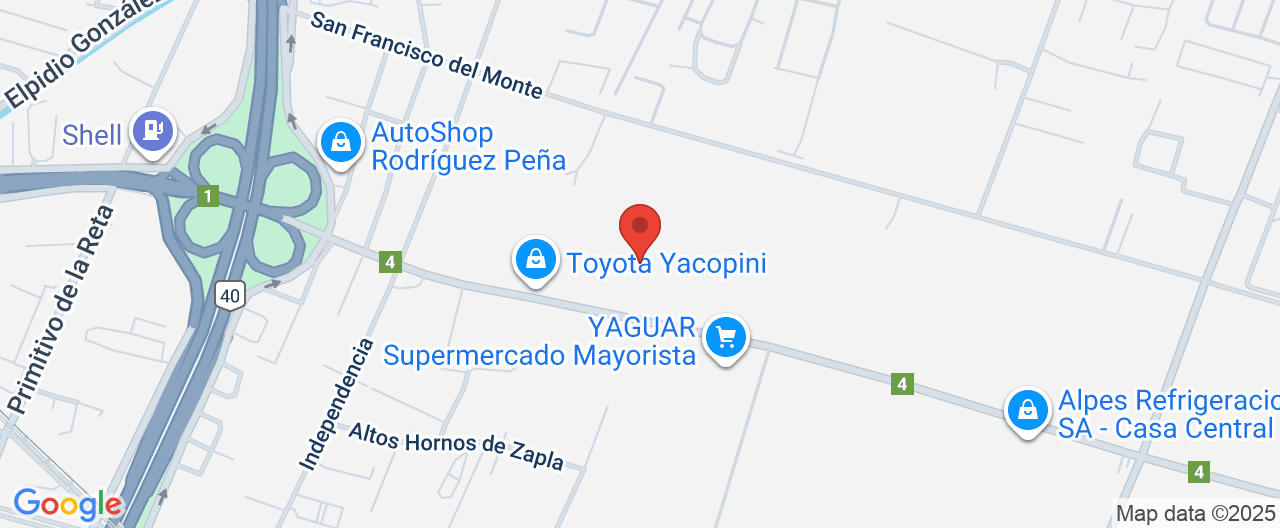 Mapa de la ubicación