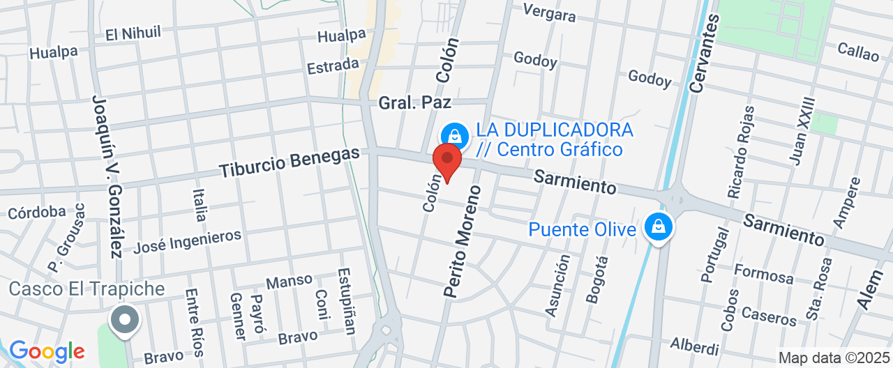 Mapa de la ubicación