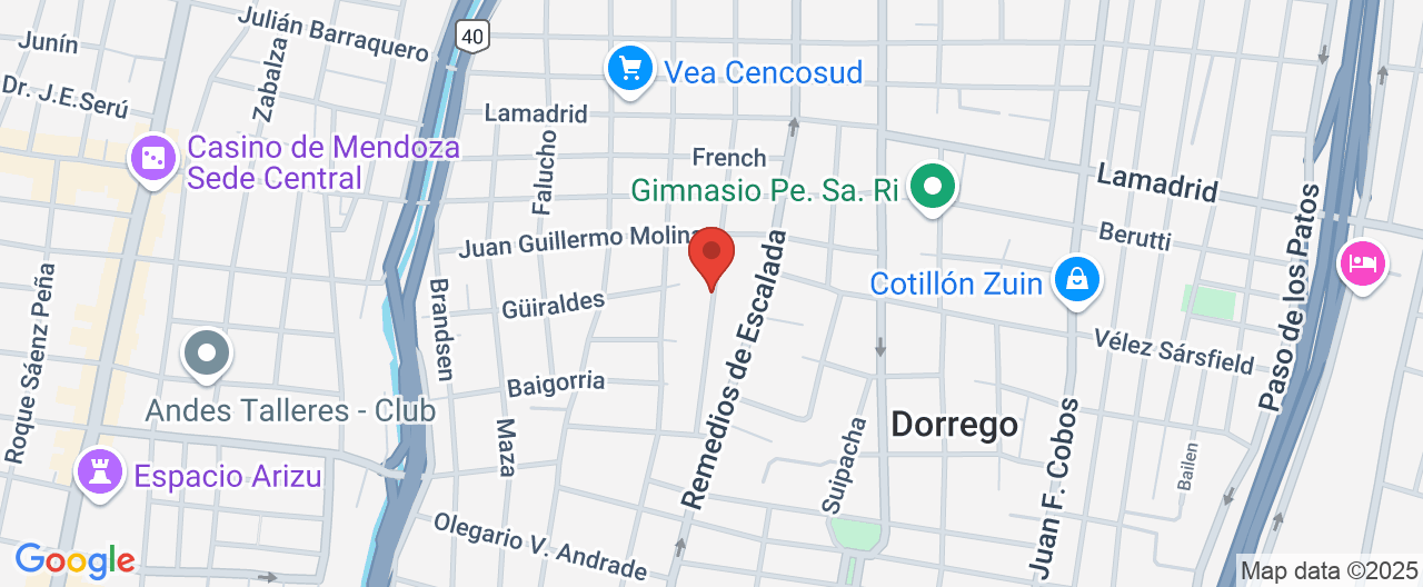 Mapa de la ubicación