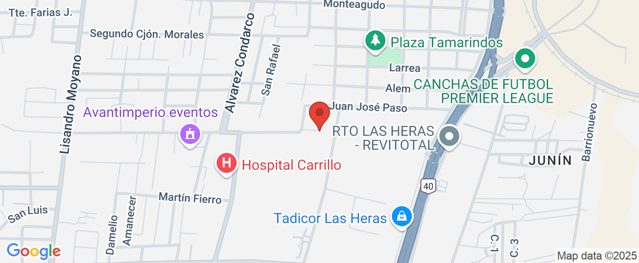 Mapa de la ubicación