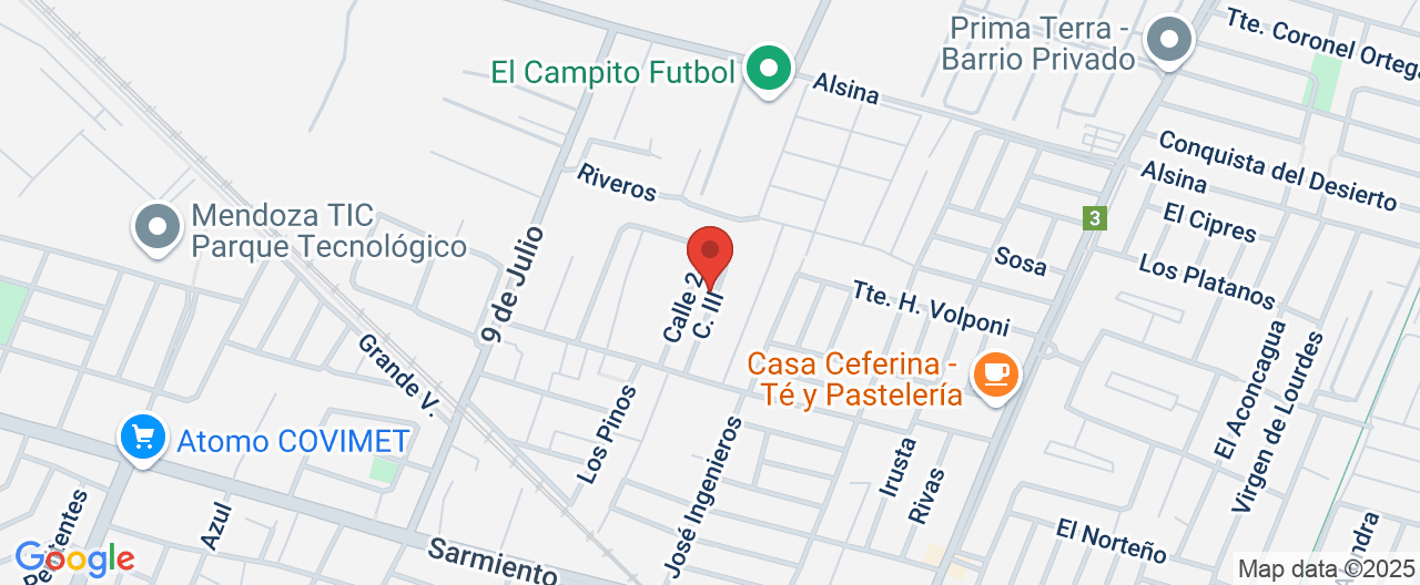 Mapa de la ubicación