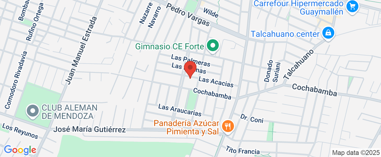 Mapa de la ubicación