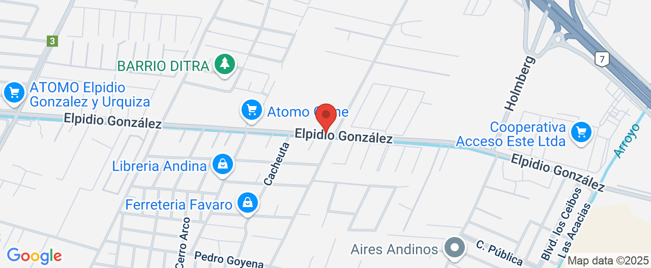 Mapa de la ubicación