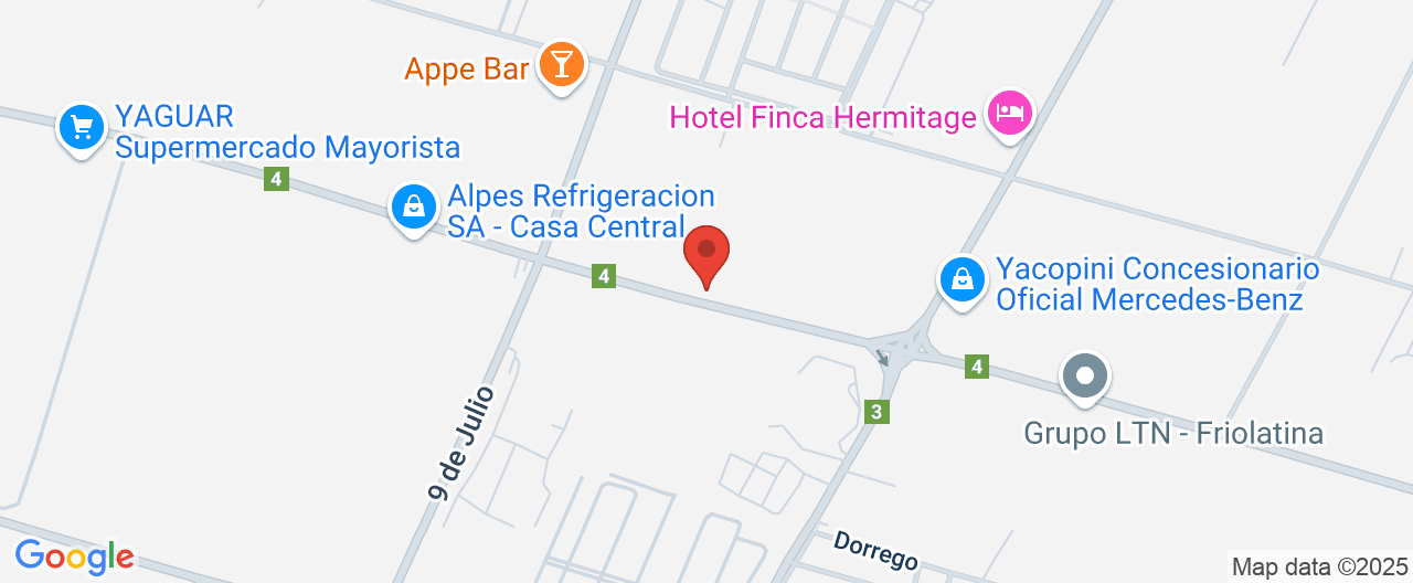 Mapa de la ubicación