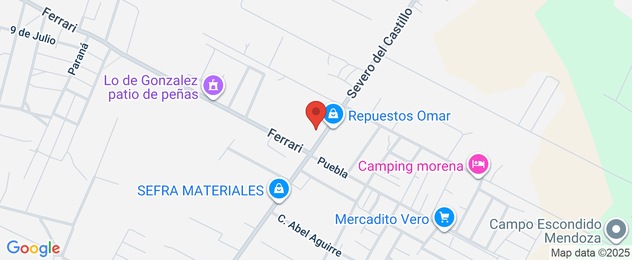 Mapa de la ubicación
